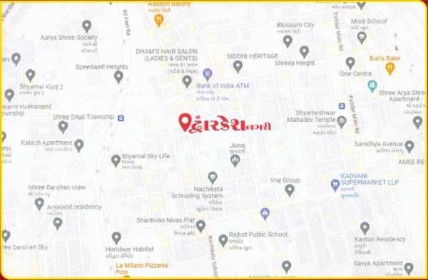 Location Plan shree-dwarkesh-nagari Location Plan