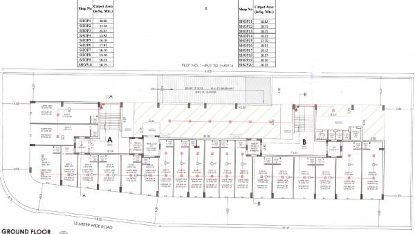  keshav-heights Tower A B Cluster Plan for ground Floor