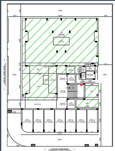  sankalp-siddh-heights Sankalp Siddh Heights Cluster Plan for ground Floor