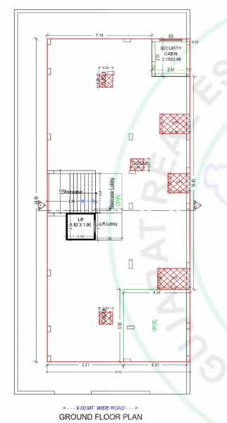 Residency Cluster Plan for ground Floor residency Residency Cluster Plan for ground Floor