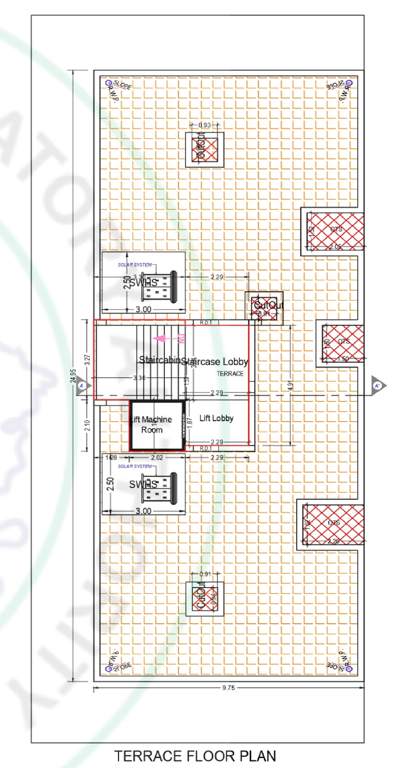  residency Residency Cluster Plan for ground Floor