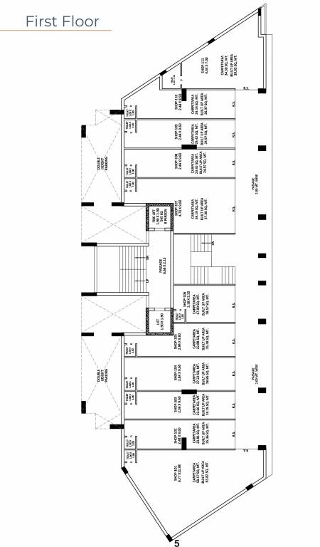  vastu nest Tower A Cluster Plan for 1st Floor