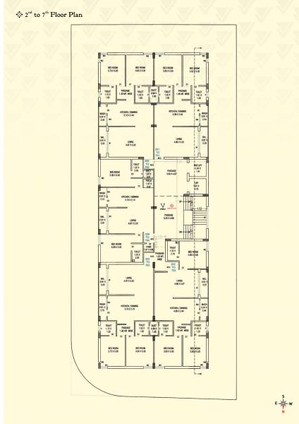 Block A Cluster Plan from 2nd to 7th Floor viral-elegance Block A Cluster Plan from 2nd to 7th Floor