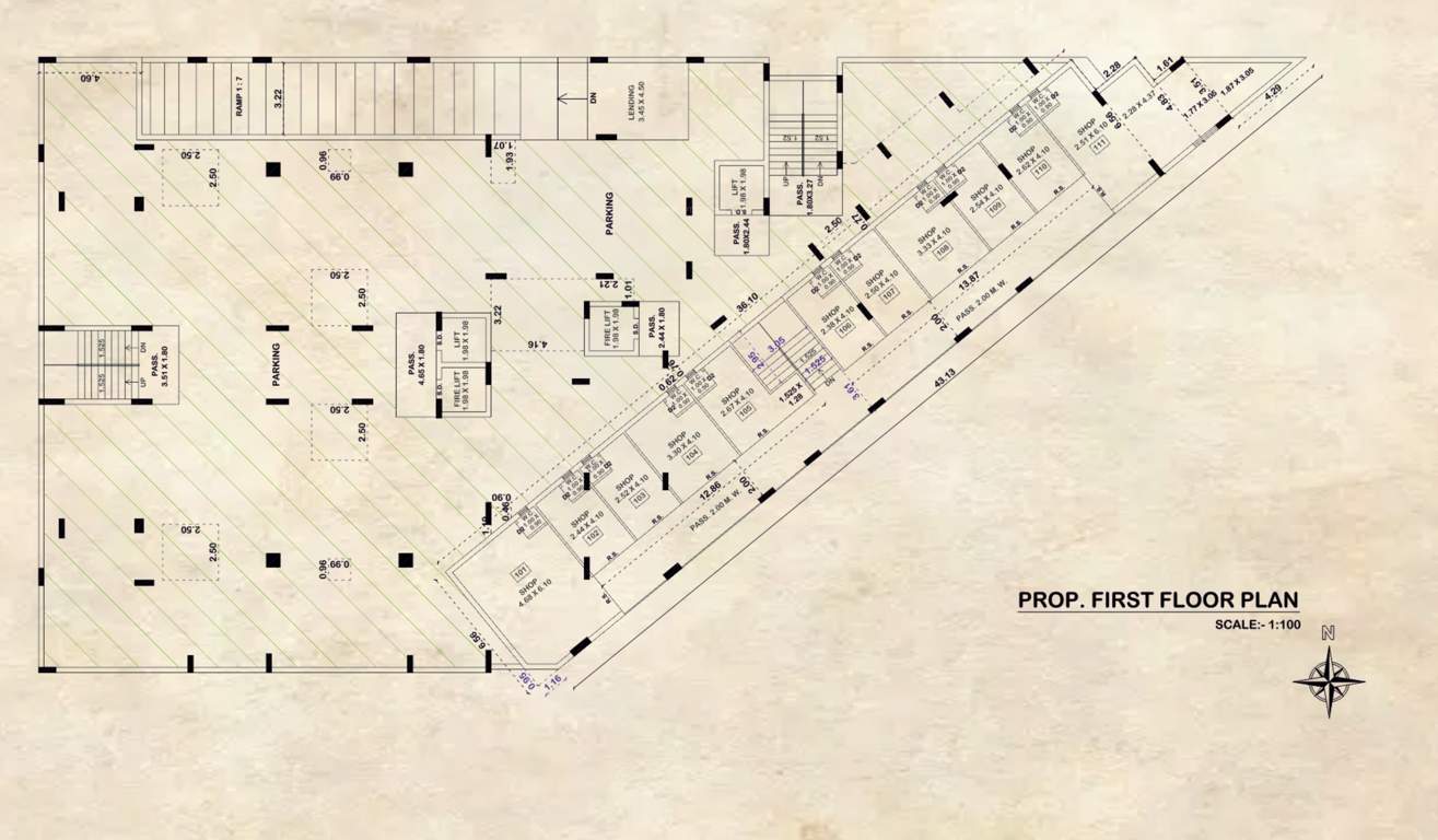 nachiketa hills Nachiketa Hills Cluster Plan for 1st Floor