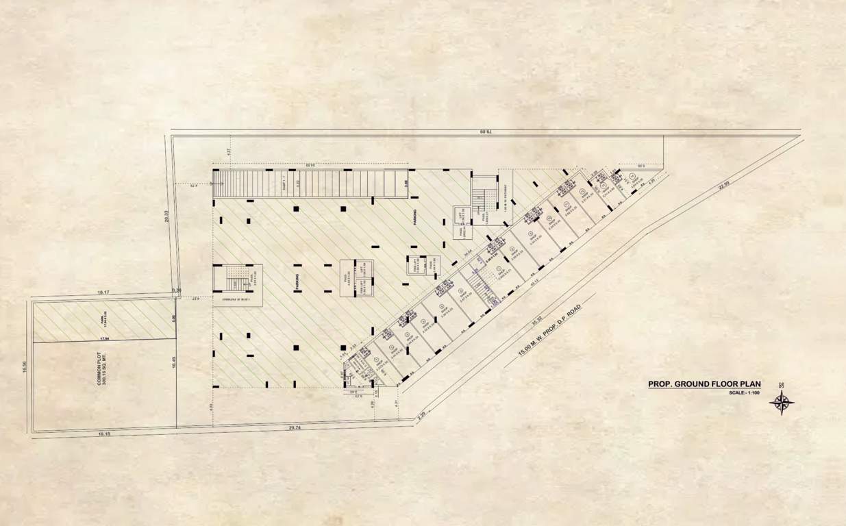 nachiketa hills Nachiketa Hills Cluster Plan for ground Floor