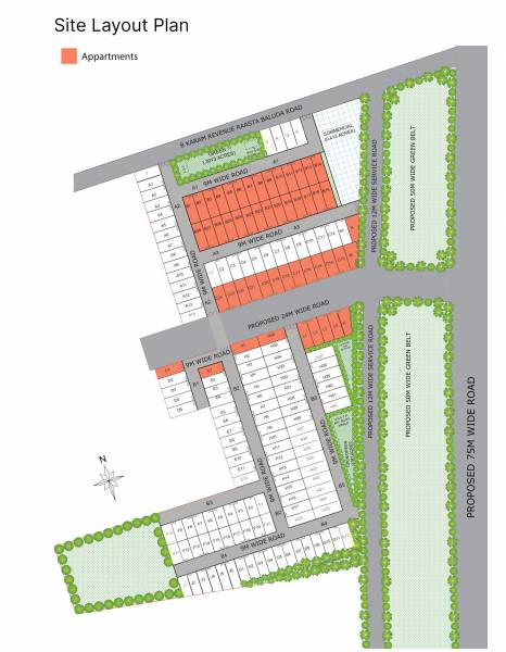  gokulam-the-sanctuary Layout Plan