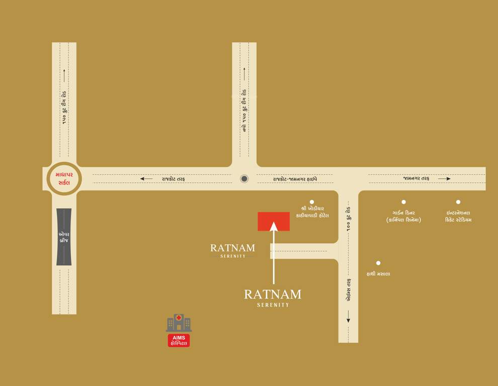  ratnam serinity Location Plan