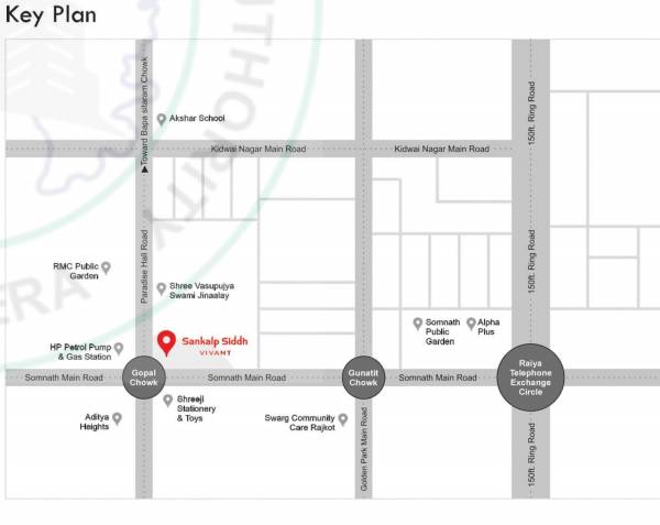 Location Plan sankalp-siddh-vivant Location Plan
