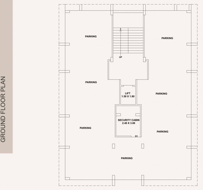  vihar Tower A Cluster Plan for ground Floor