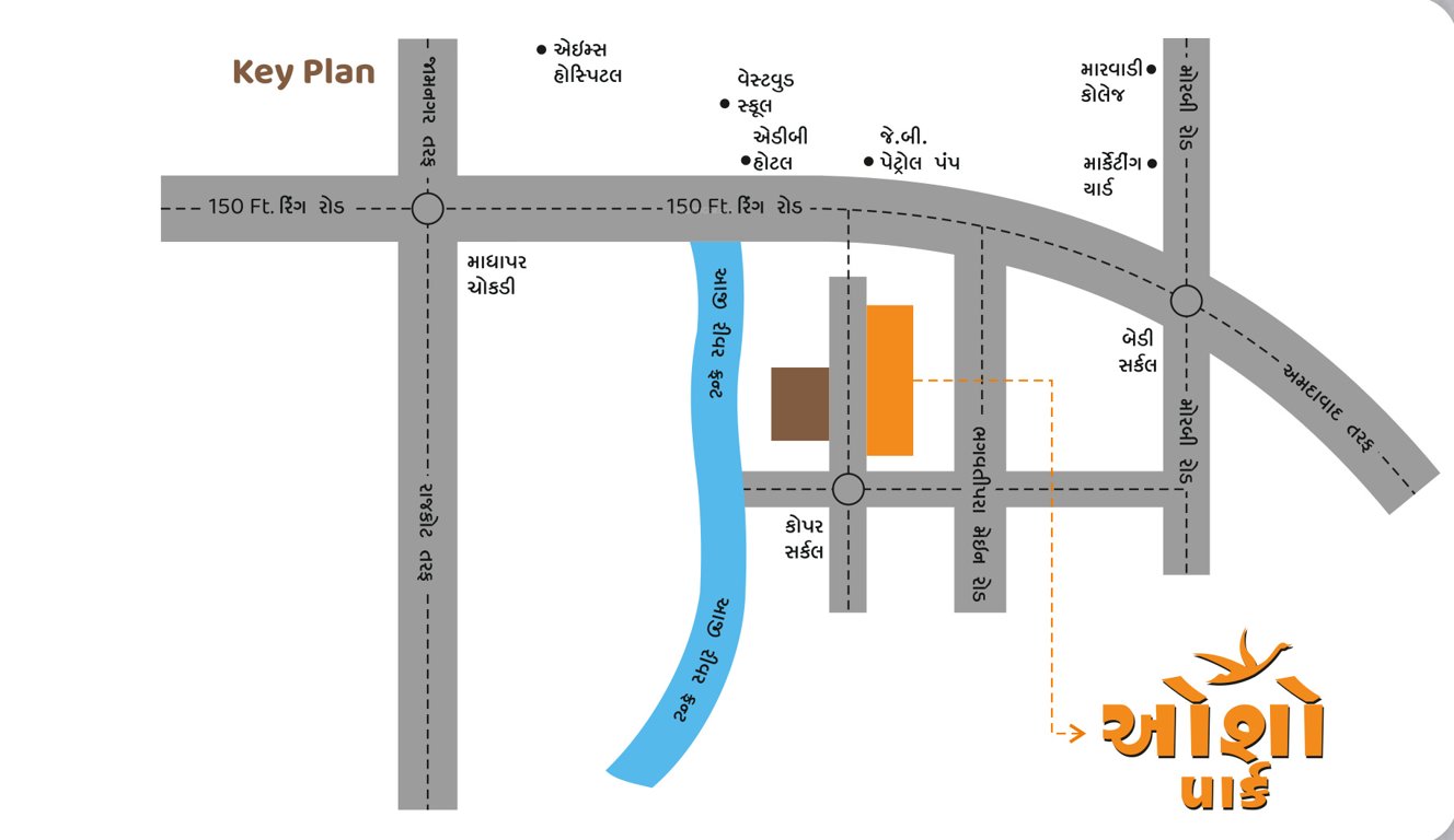  osho park Location Plan