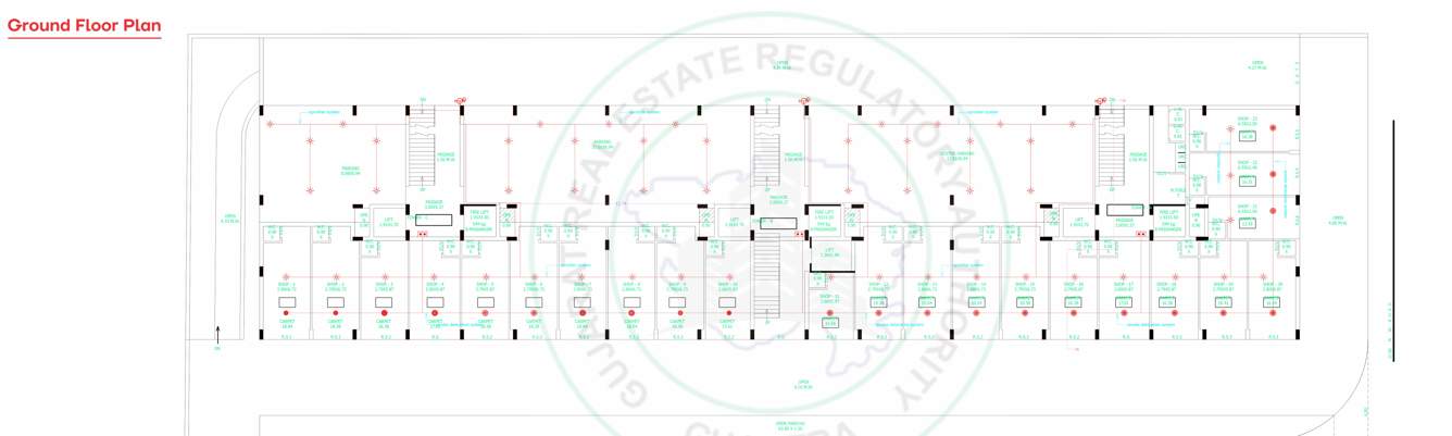  avenue Block B Cluster Plan for ground Floor
