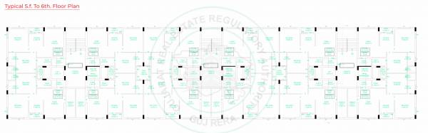  avenue Block B Cluster Plan from 2nd to 6th Floor