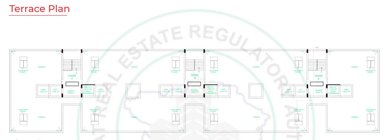  avenue Block C Cluster Plan for Terrace Floor