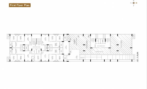 Tower A Cluster Plan for 1st Floor atithi-heights Tower A Cluster Plan for 1st Floor