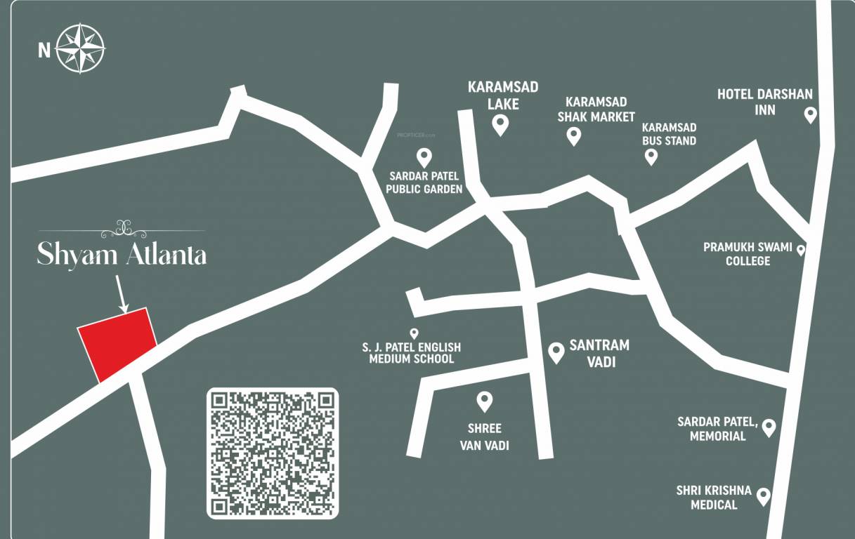  shyam atlanta Location Plan