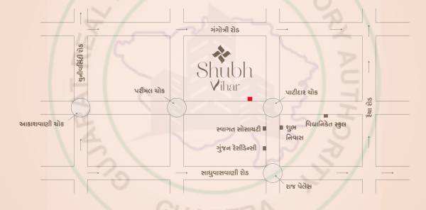 Location Plan shubh-vihar Location Plan