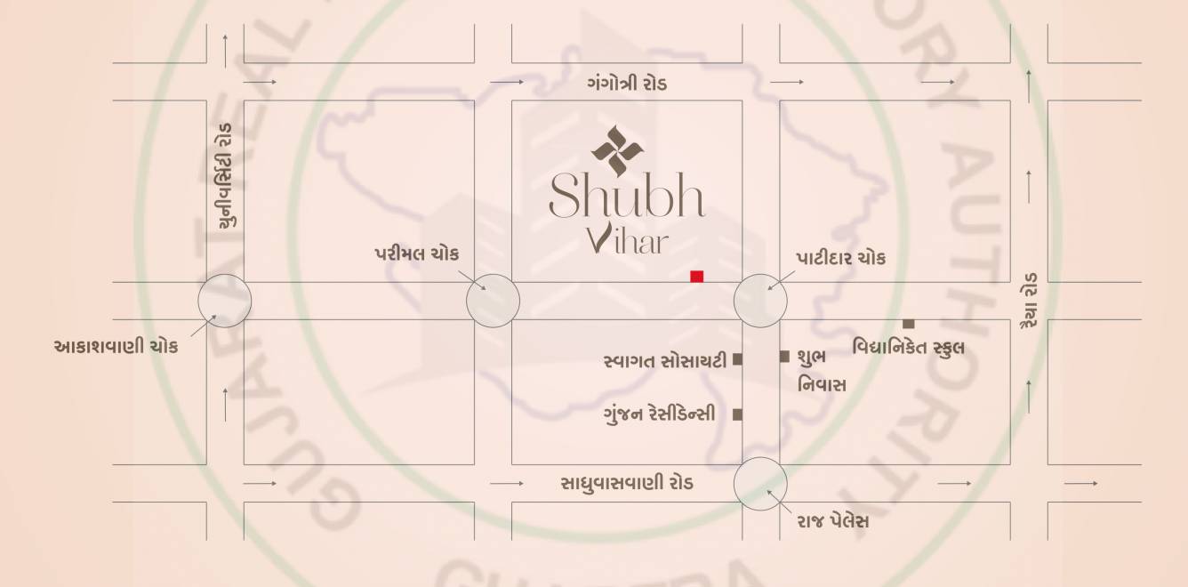  shubh vihar Location Plan