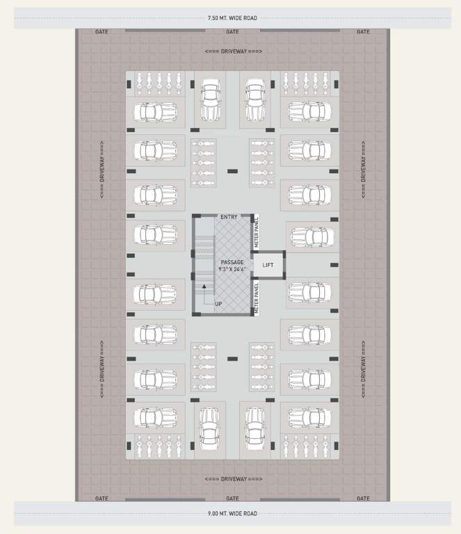  gold Gold Cluster Plan for ground Floor