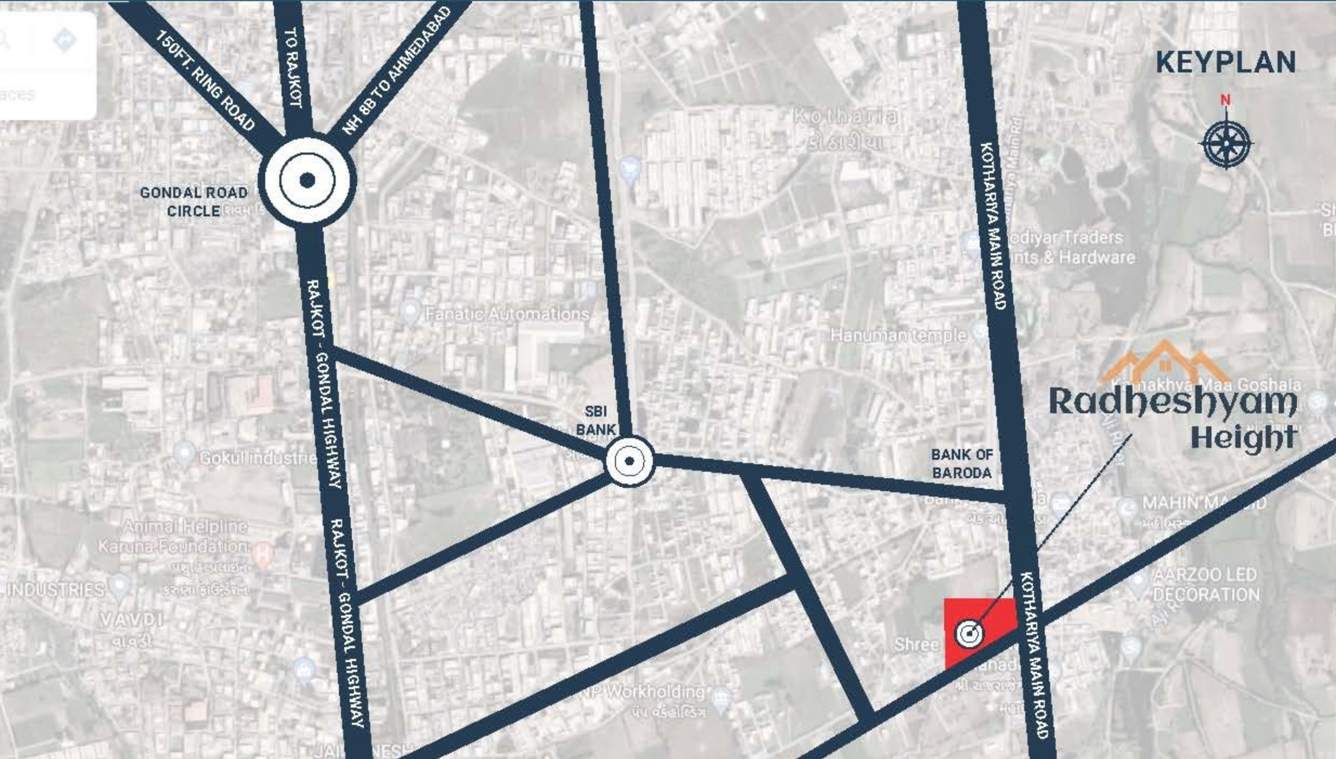  radheshyam height Location Plan