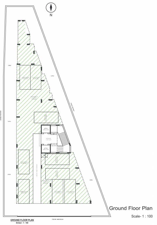  green meadows Tower A Cluster Plan for ground Floor