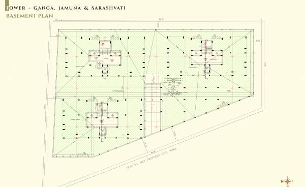  pavitram-prayag Ganga Cluster Plan for besment