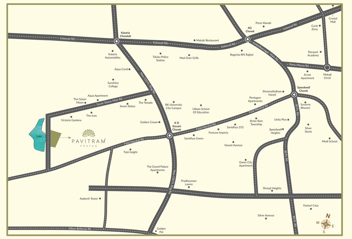 pavitram prayag Location Plan