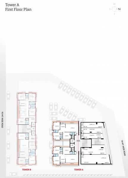  palladium Tower A Cluster Plan for 1st Floor