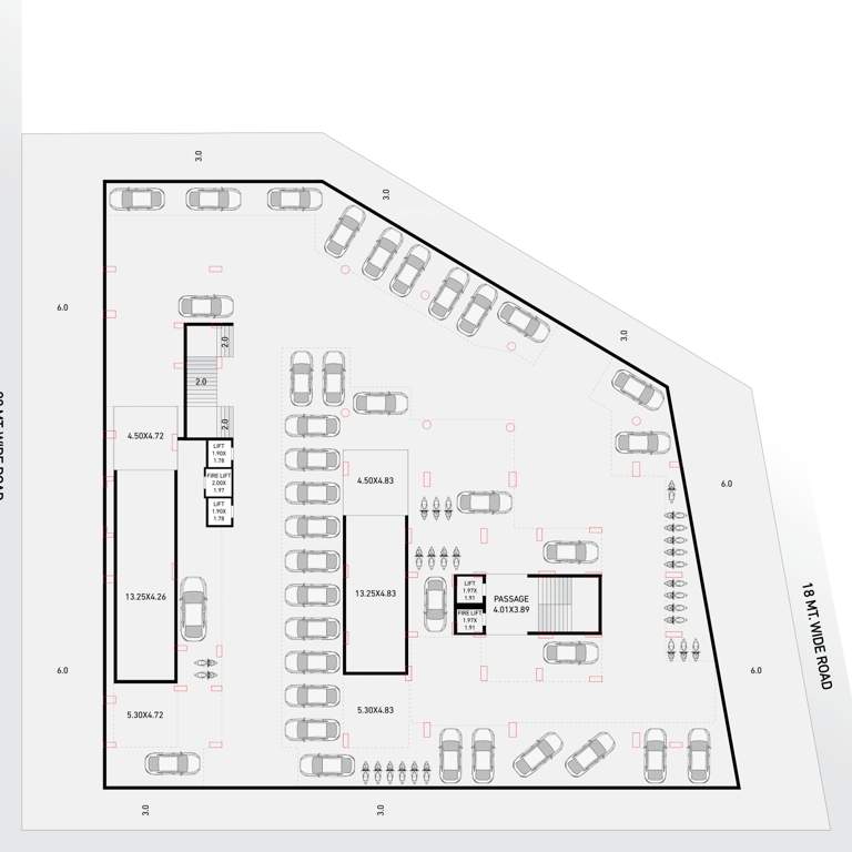 palladium Tower A Cluster Plan for Besment