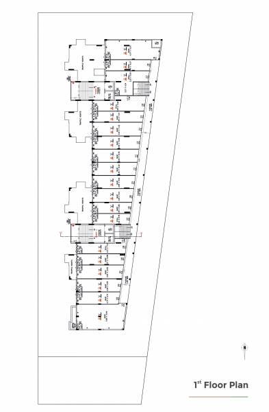  prashanti-twin Block A Cluster Plan for 1st Floor