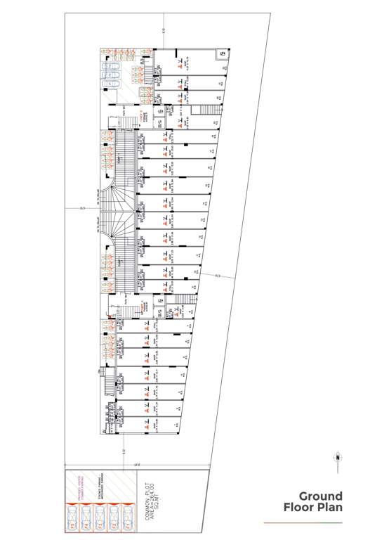  prashanti twin Block B Cluster Plan for ground Floor