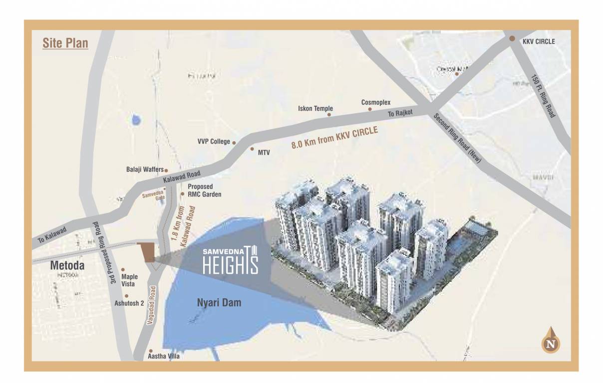 heights wing c and wind d Location Plan