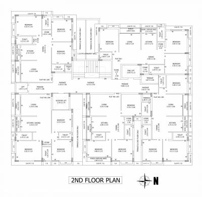 shyama-height A Cluster Plan for 2nd Floor