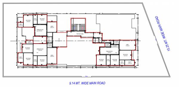  turhan-tower Block A Cluster Plan for 7th Floor