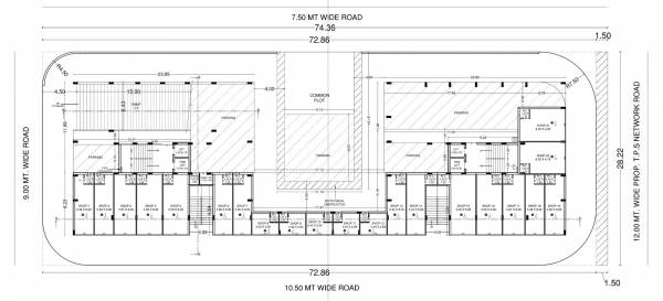 A + B Cluster Plan for ground Floor atlantis-arihant-ii A + B Cluster Plan for ground Floor