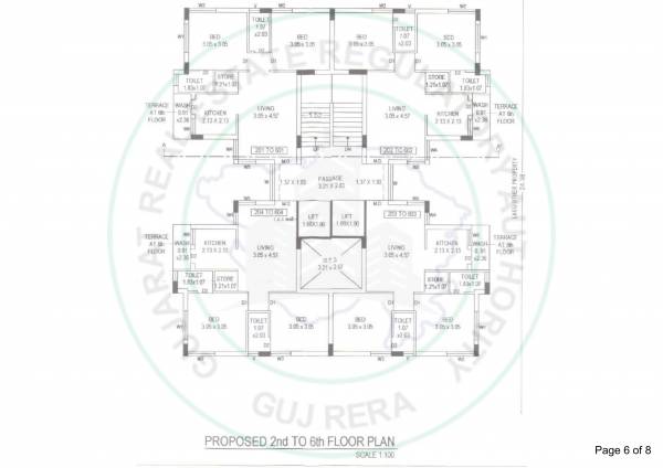  elegance Elegance Tower A Cluster Plan