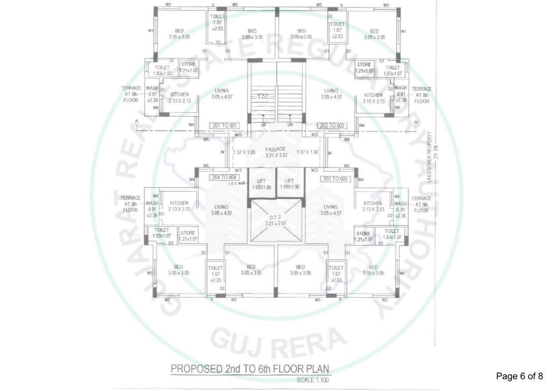  elegance Elegance Tower A Cluster Plan