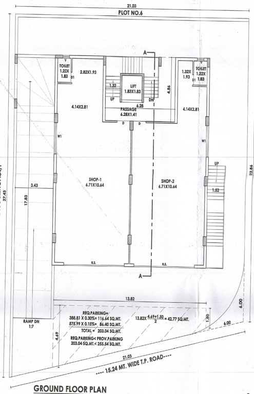  aalabh Tower A Cluster Plan for ground Floor