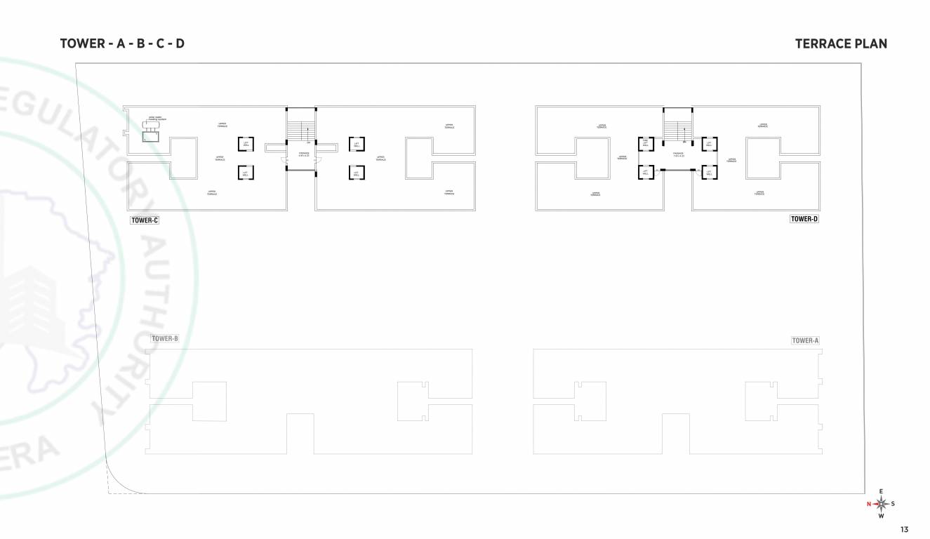  kasturi meridian Tower C Cluster Plan for ground Floor