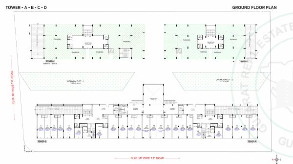  kasturi-meridian Tower D Cluster Plan for ground Floor