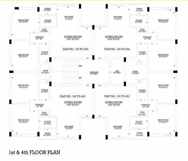  sama-developer A Cluster Plan for 1st Floor