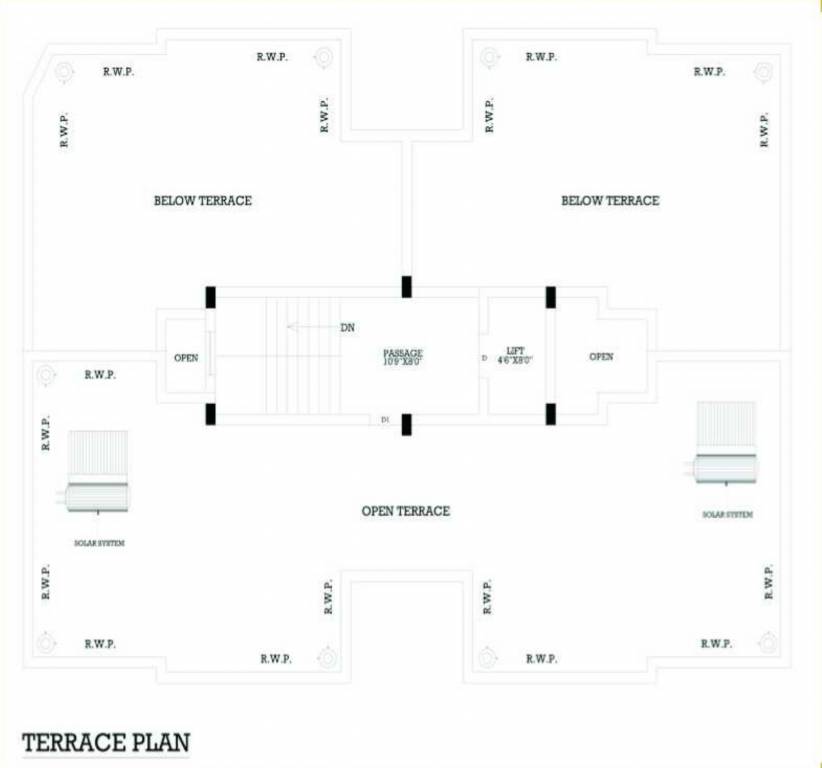  sama developer A Cluster Plan for terrace Floor