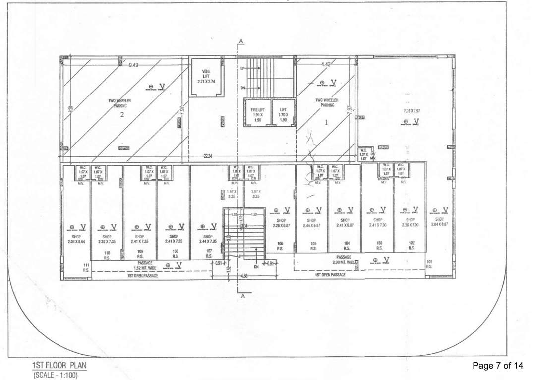 tanishq prime Tanishq Prime Cluster Plan for 1st Floor