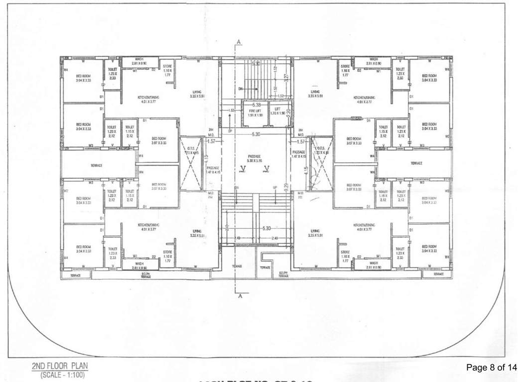  tanishq prime Tanishq Prime Cluster Plan for 2nd Floor
