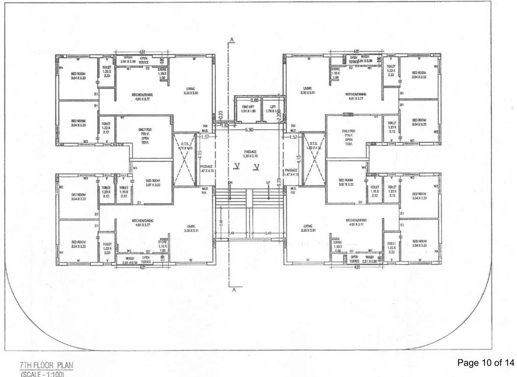  tanishq prime Tanishq Prime Cluster Plan for 7th Floor