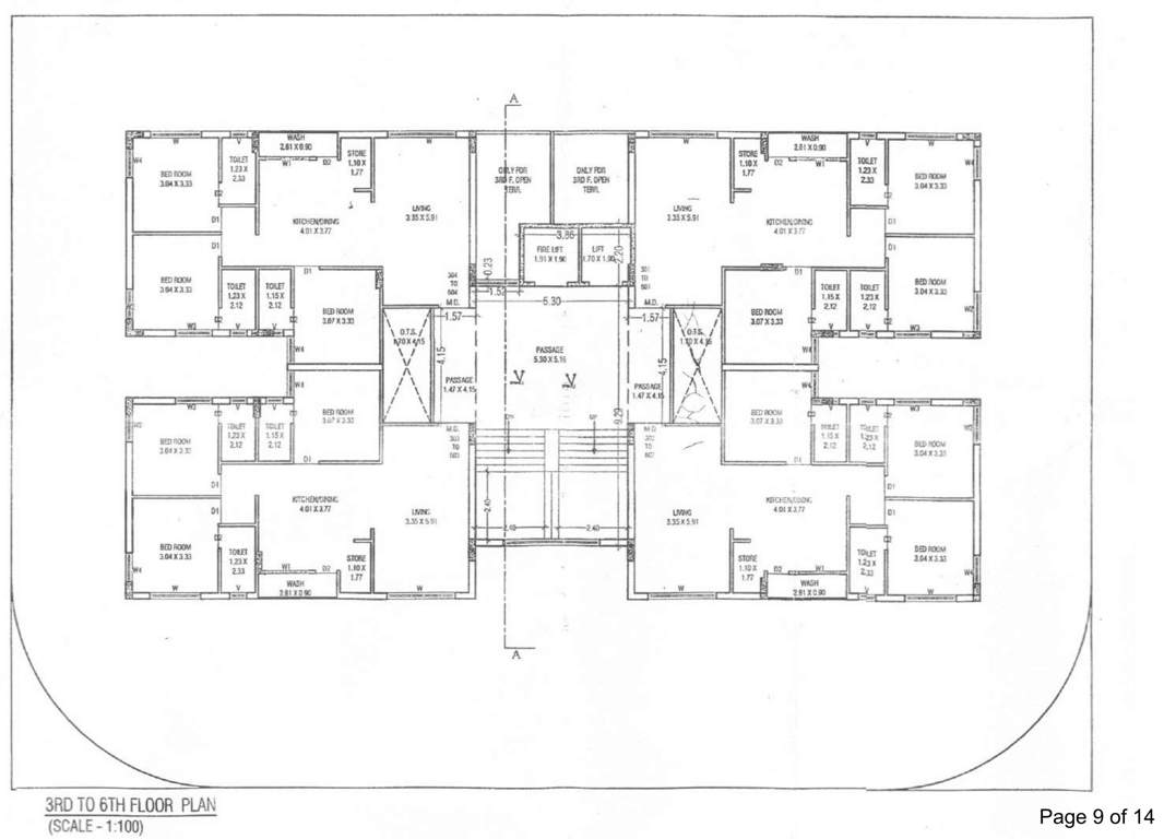  tanishq prime Tanishq Prime Cluster Plan from 3rd to 6th Floor