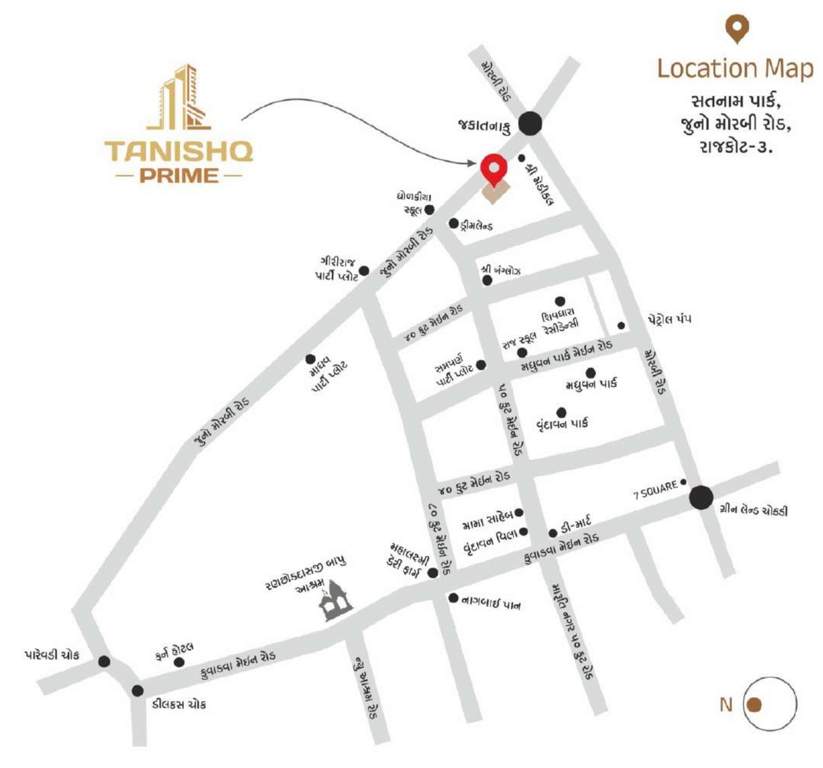  tanishq prime Location Plan