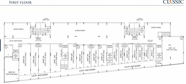 Tower A Cluster Plan for 1st Floor real-classic Tower A Cluster Plan for 1st Floor