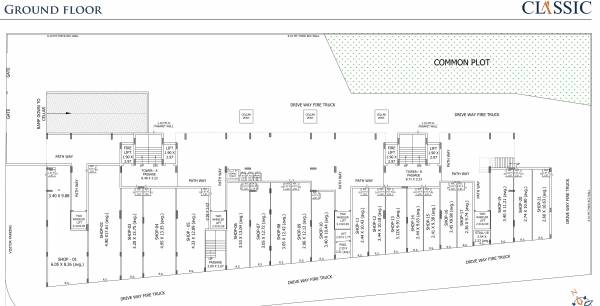 Tower A Cluster Plan for ground Floor real-classic Tower A Cluster Plan for ground Floor