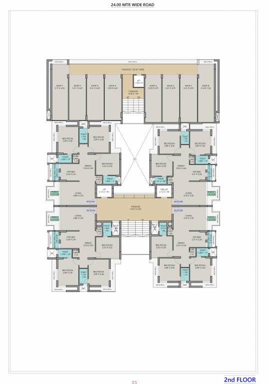  two A Cluster Plan for 2nd Floor