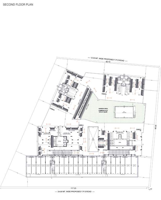  tulsi imperia Block A Cluster Plan for 2nd Floor